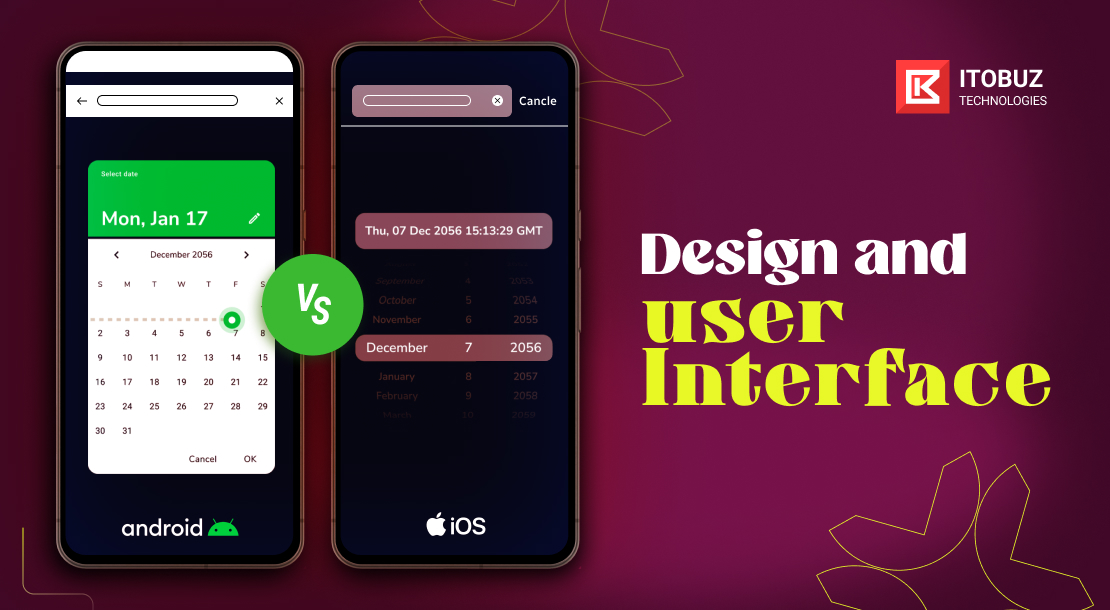Android vs iOS Development: Design and User Interface